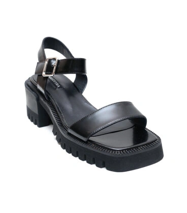 Босоніжки MANTYYRA MAN/23-68 Чорний Шкіра - Фото 4