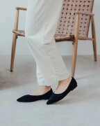 Балетки Osso Bianco OB/1015 Чорний Замша