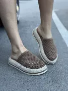 Шльопанці Osso Bianco OB/1042 Бежевий Замша