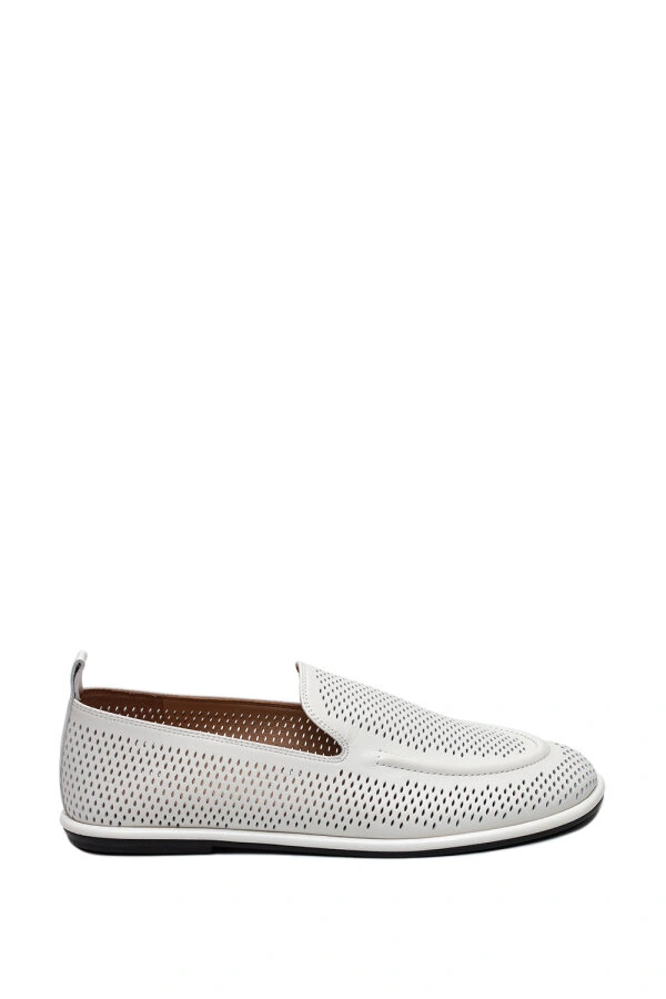 Лофери Osso Bianco OB/01-30 Білий Шкіра - Фото 1