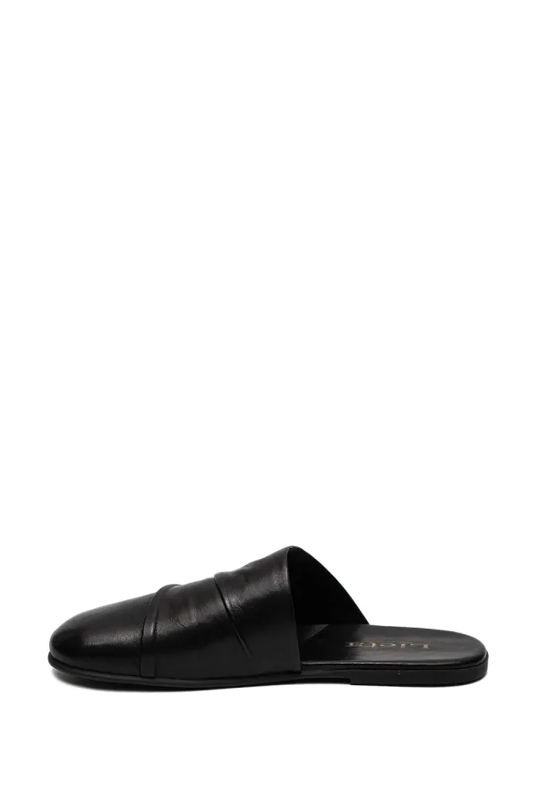 Сабо LIETA Lie/814 Чорний Шкіра-Текстиль - Фото 2