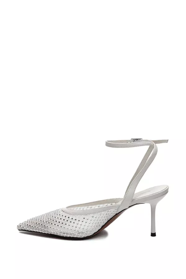 Босоніжки Osso Bianco OB/523-06 Білий Текстиль - Фото 2
